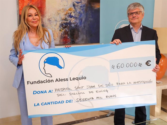 La Fundación dona 60.000 euros al Laboratorio de Investigación del SJD Pediatric Cancer Center